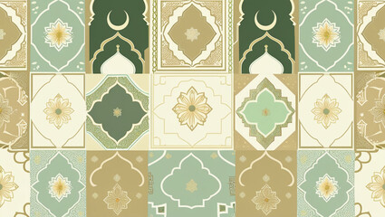 Islamic Geometric Tile Pattern