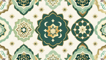 Islamic Geometric Tile Pattern