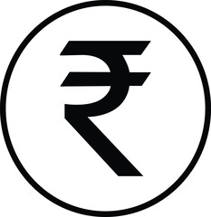 Indian rupee icon