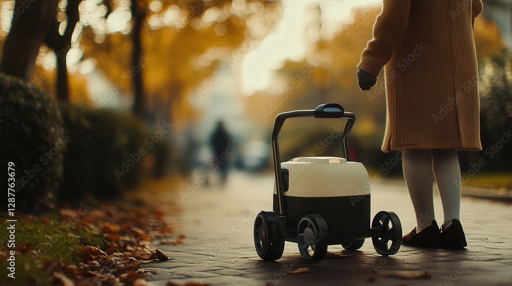 Poster portable robotic assistant for the elderly that can help with mobility, fetching items, and ensuring