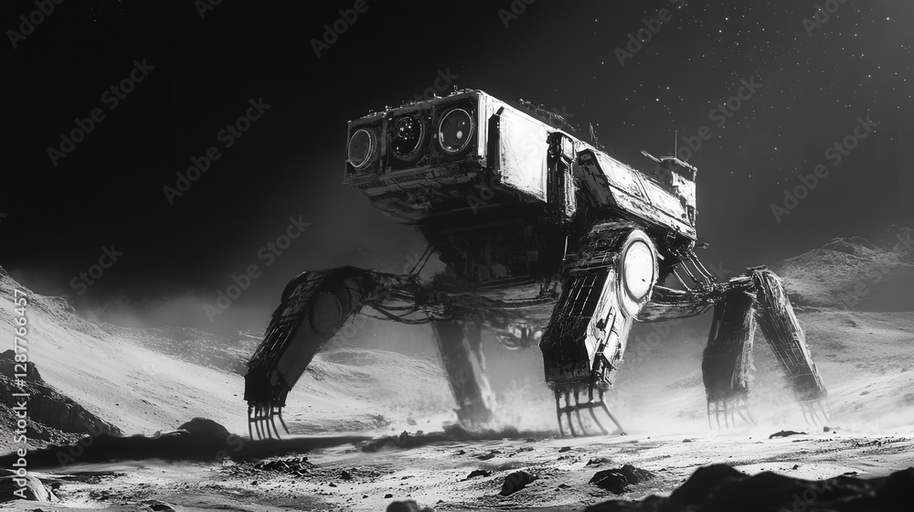 Poster robot that assists in space-based construction, handling materials and building structures on the mo