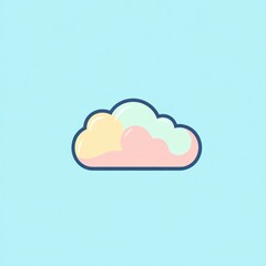 Pastel Cloud Illustration