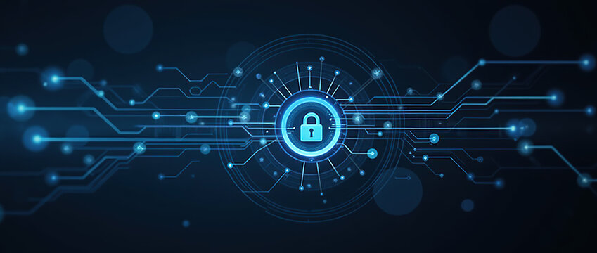 abstract technology background with binary code
