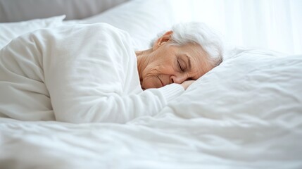 Dementia symptoms leading to sleep disturbances. Featuring confusion and restlessness