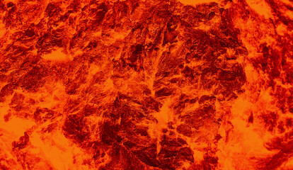 Texture Of Pattern Similar Volcano Lava Stock Image For Illustrative Backgrounds. Hot Cracks On Burning Surface 