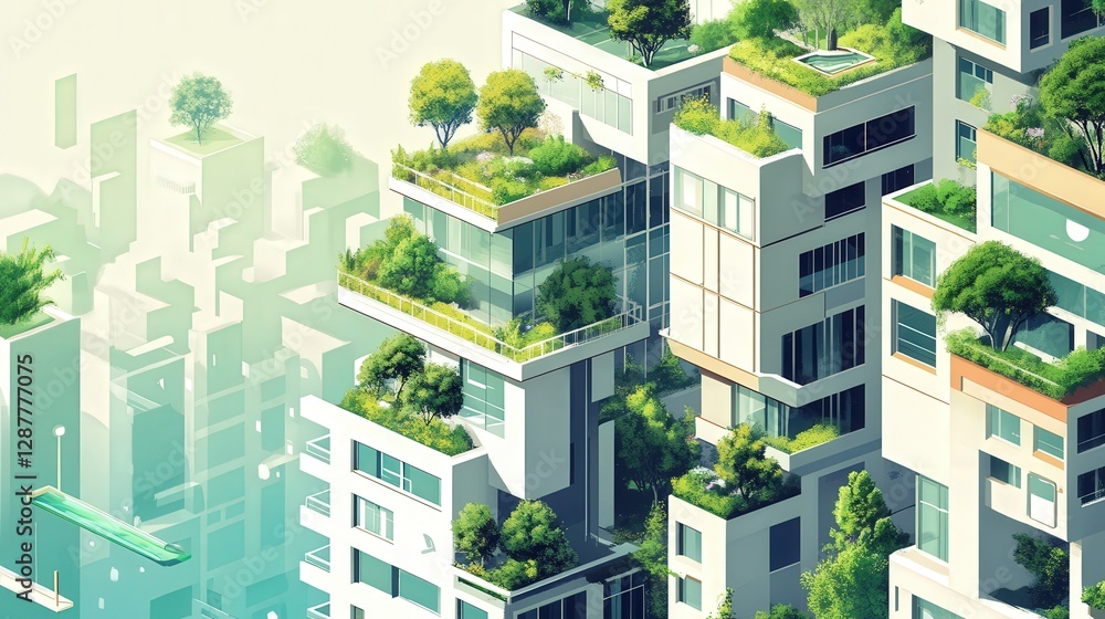 Aufkleber ai creating custom architectural designs for buildings based on specific environmental data, such as