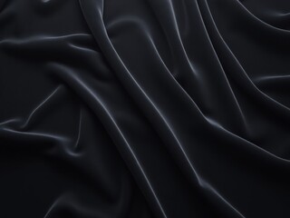 Fototapeta premium Dark Gray Draped Fabric