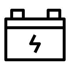 transportation thin icon