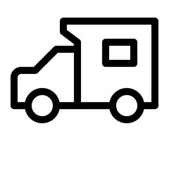 transportation thin icon
