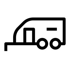 transportation thin icon