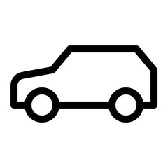 transportation thin icon