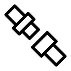 transportation thin icon