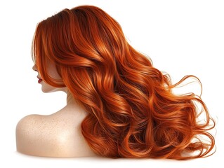 Naklejka premium Red Hair, Mannequin, Studio