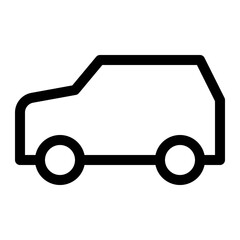 transportation thin icon