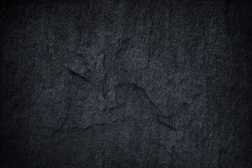 Naklejka premium Dark grey black slate background or texture