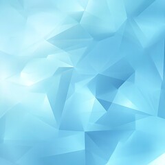 Blue geometric shape abstract technology background Generative AI
