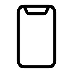 smart home thin icon