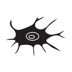 Osteocyte glyph icon
