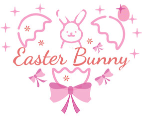 Easter Bunny T-shirt Design