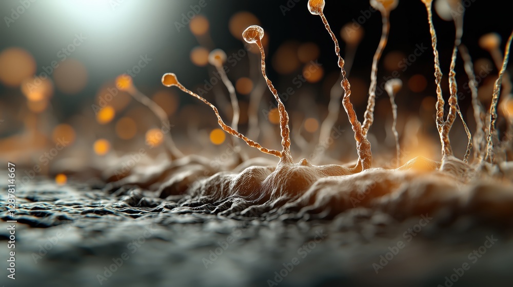 Poster intricate microcellular structures and physiological processes in a dynamic scientific landscape of 