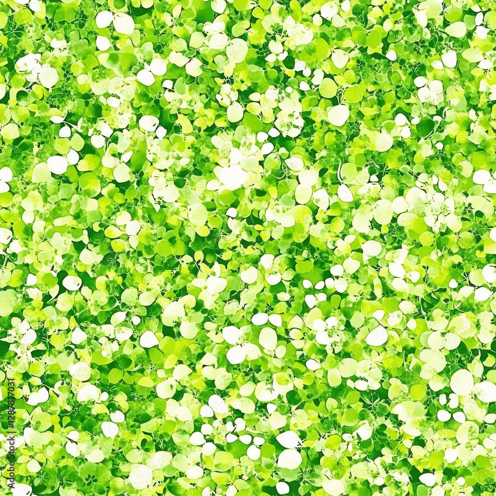 Poster green circles pattern. many rounded shapes clustered randomly with white highlights. bright backdrop
