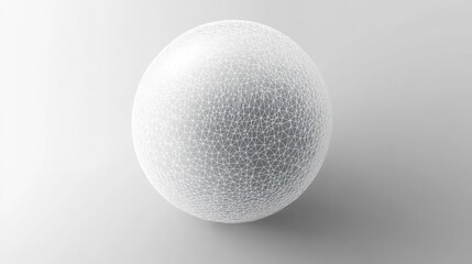 White sphere network, studio backdrop