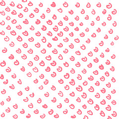 Love pattern handwriting