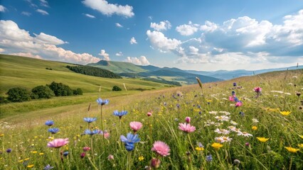 meadow with wildflowers