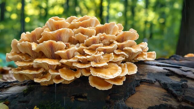 maitake mushrooms. nutritious food. Organic mushrooms