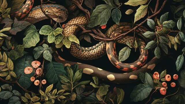 snake in the garden