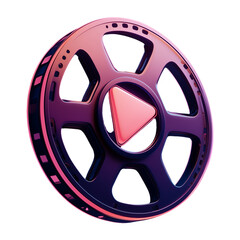 Obraz premium 3d cinema movie film entertainment concept