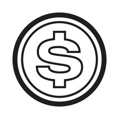 Bitcoin Icon Dollars Vector
