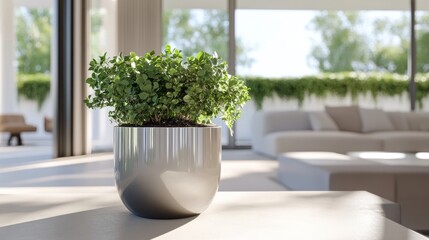 Fototapeta premium Modern home plant interior design