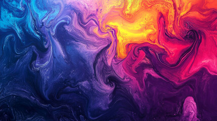 Fototapeta premium Immerse in this vibrant swirl of colors