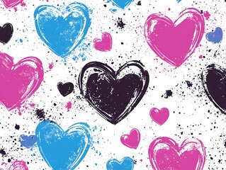 Hearts Pattern Background