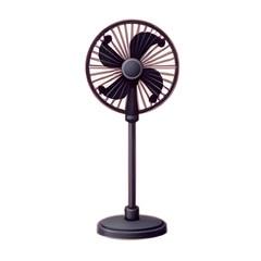 Standing Electric Fan with Circular Grille