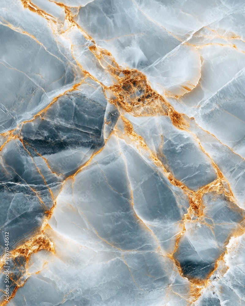 Poster elegant blue onyx texture with golden veins creating a luxurious and sophisticated backdrop for desi