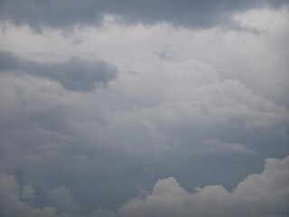 gloomy clouds in the afternoon