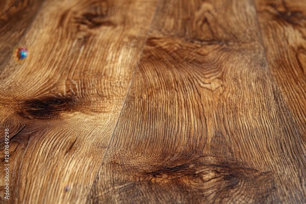 Poster rustic oak wood flooring surface texture with natural grain pattern and warm brown tones creating a 