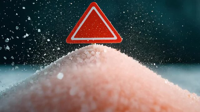 Excessive sodium consumption is harmful to health and the body. The effects and dangers of consuming too much sodium and salt. Diseases and internal inflammation caused by salt intake.