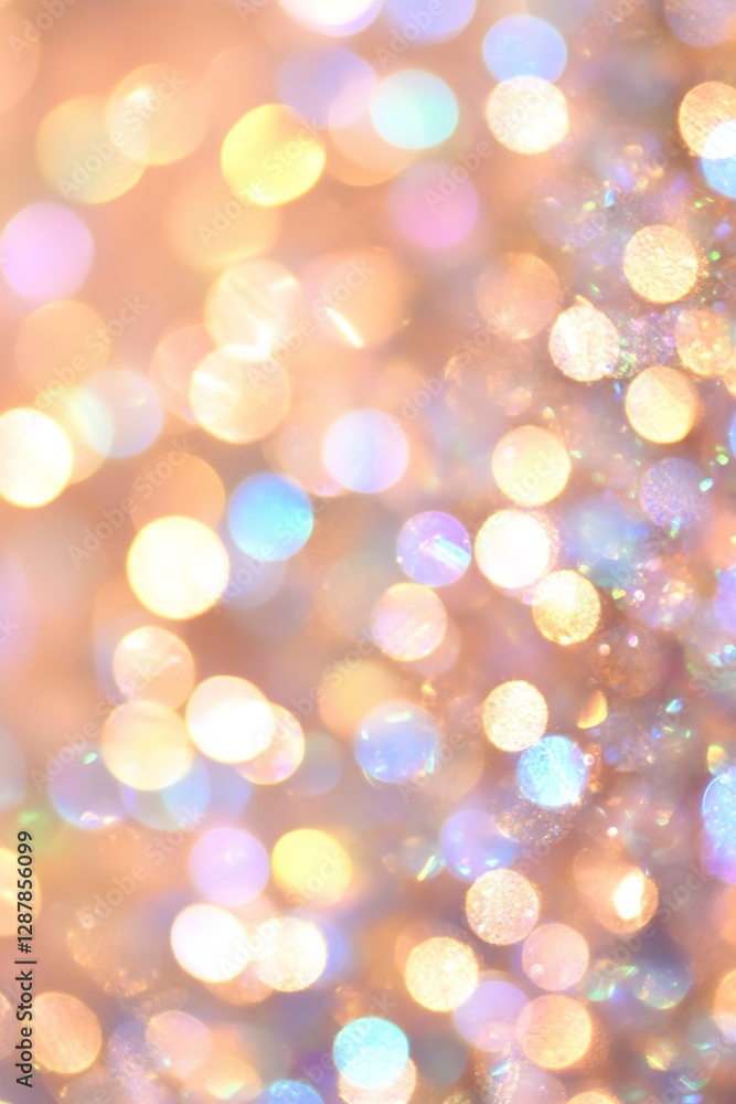 Aufkleber bright bokeh lights create a bling effect