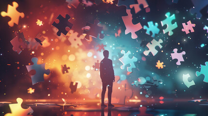 Christmas lights on the night