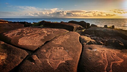 Pu'u Loa Petroglyphs; Big Island, Hawaii, United States Of America