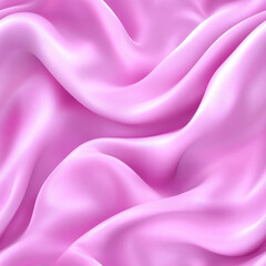 Fototapeta premium Pink fabric folds, curves, and ripples against plain, light background, creating an abstract pattern