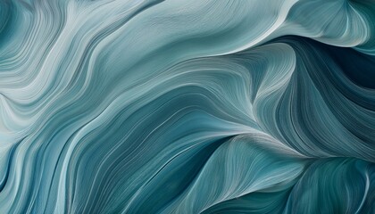 Obraz premium inconspicuous header with elegant abstract waves illustration with dark gray teal blue and light slate gray color