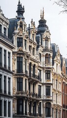 Fototapeta premium Ornate European Buildings Facade