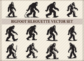 Bigfoot Animal Mysterious and Intriguing Bigfoot Creature Designs for Creative Projects