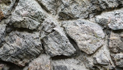 Obraz premium Abstract gray grunge background. Textured stone wall. Close-up.