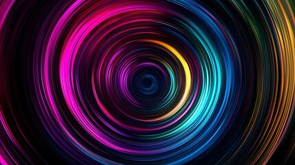 Swirling Spectrum of Cosmic Curves and Ethereal Light Rays Forming a Mesmerizing Vortex Illusion