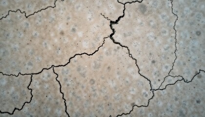 Obraz premium Cracked dry surface with visible fissures and texture.